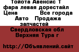 Тойота Авенсис Т22 фара левая дорестайл › Цена ­ 1 500 - Все города Авто » Продажа запчастей   . Свердловская обл.,Верхняя Тура г.